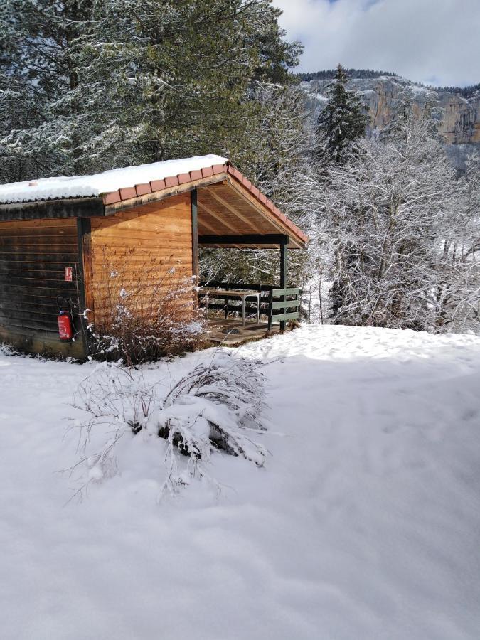 Chalet Du Camping La Porte St Martin Saint-Martin-en-Vercors Екстер'єр фото
